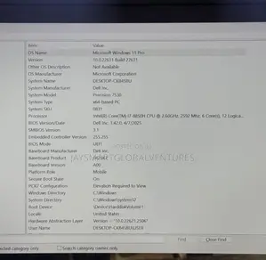 Laptop Dell Precision 7530 16GB Intel Core i7 SSD 512GB