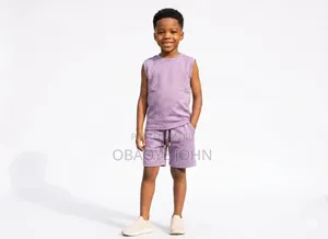 Sleeveless Playboy Short(Available In Purple, Ash And White)