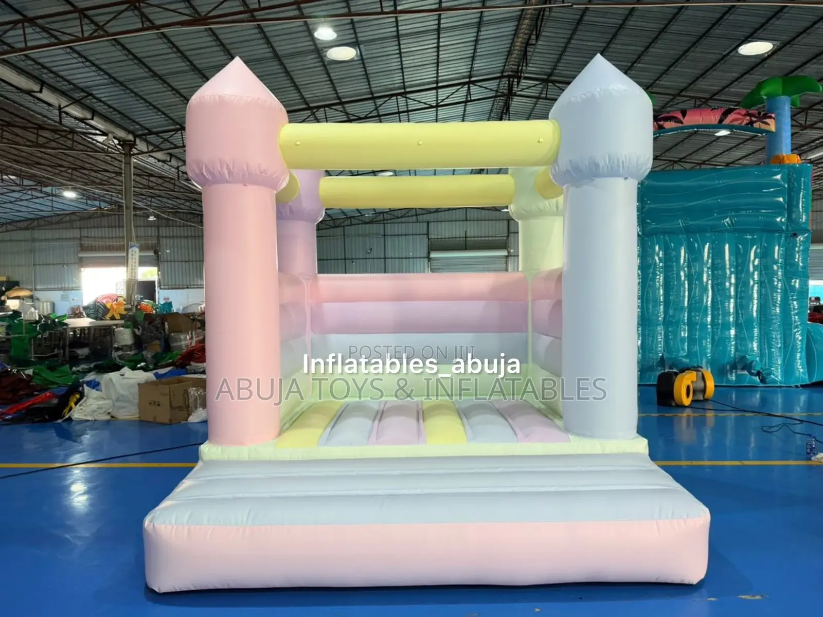 Cute Pastle Bouncing Castle