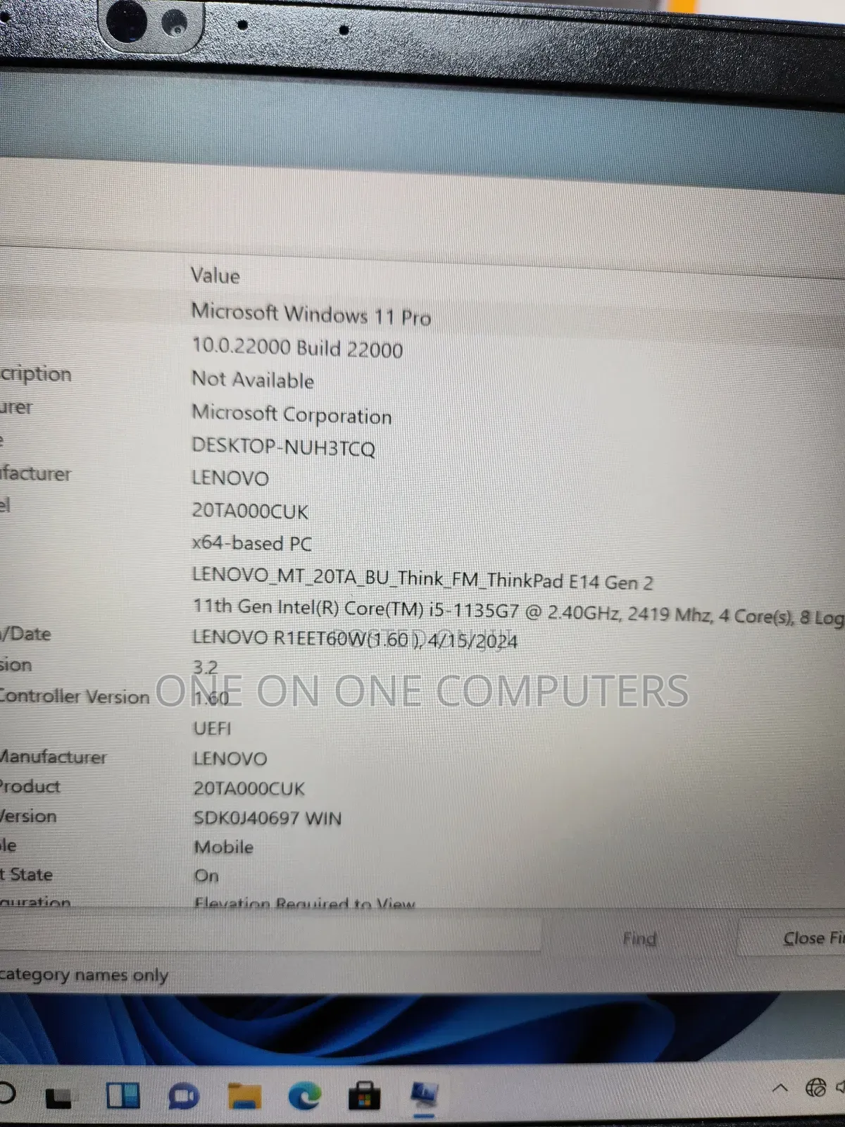 Laptop Lenovo ThinkPad E14 Gen 2 16GB Intel Core i5 SSD 512GB