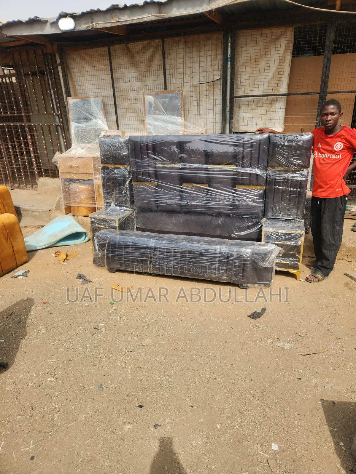 6/6 Parded Bedframe With 2side Drawers