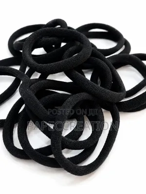 Hair Ties Black Elastic Hair Ties