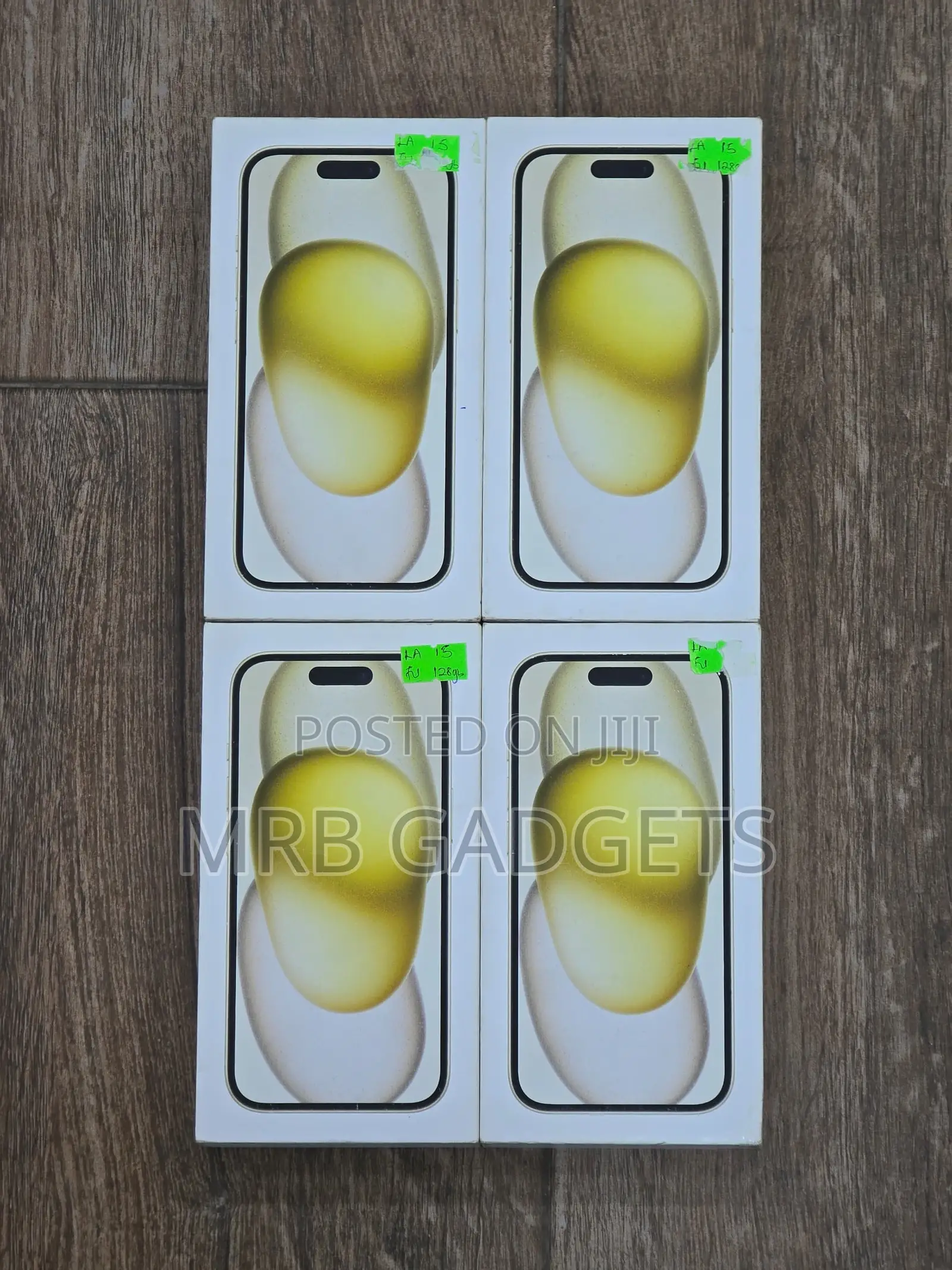 New Apple iPhone 15 128 GB Yellow