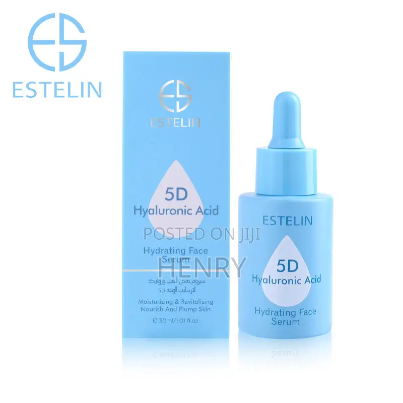 Estelin Tumeric Vitamin C, 5d Hyaluronic, Salicylic, B5 Ceramide Seeum