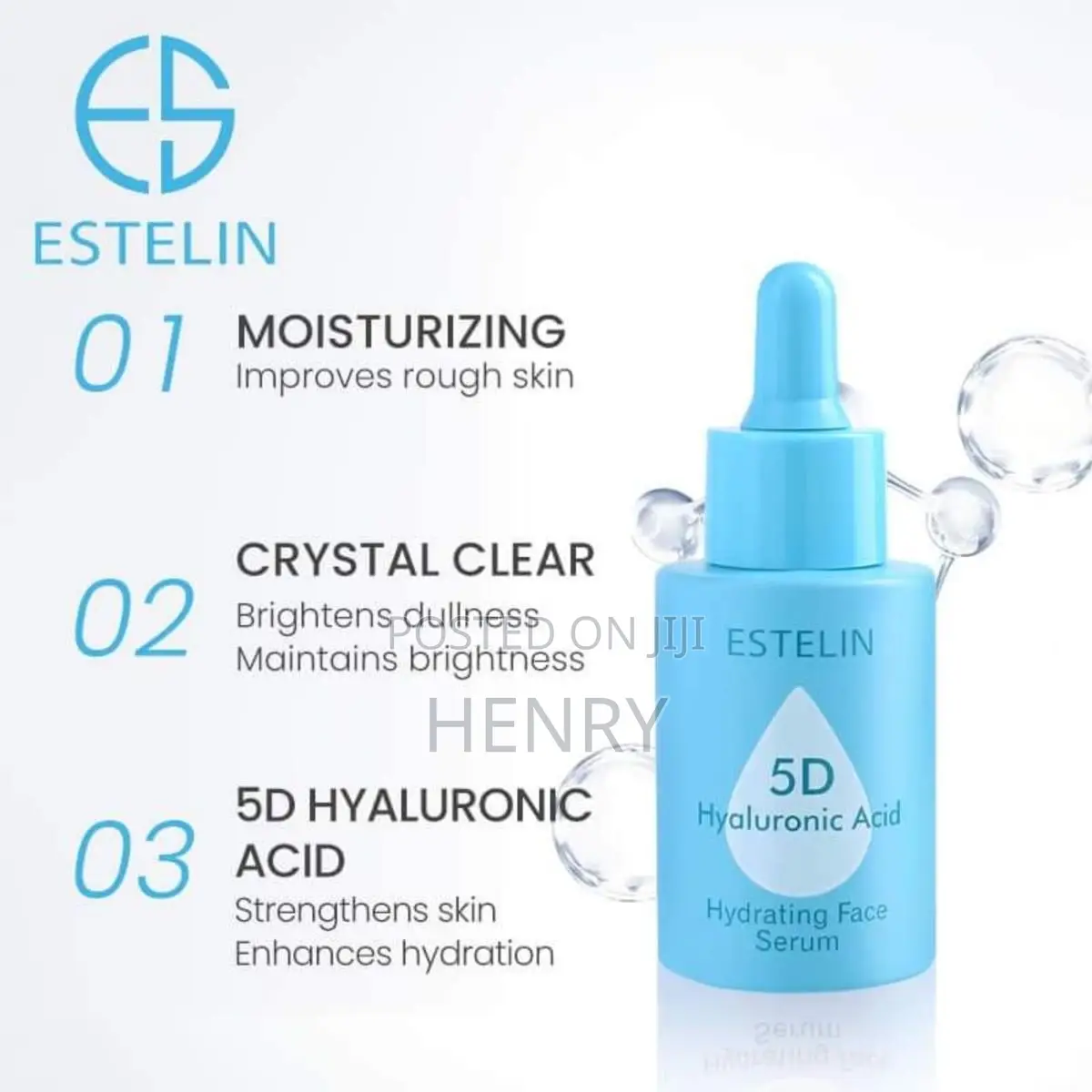 Estelin Tumeric Vitamin C, 5d Hyaluronic, Salicylic, B5 Ceramide Seeum