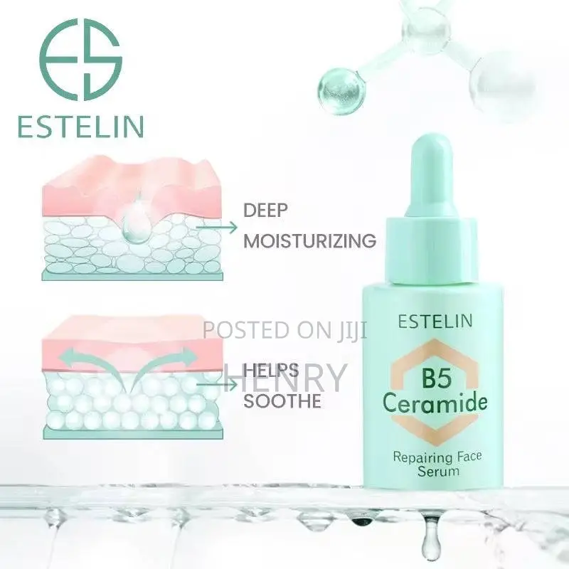 Estelin Tumeric Vitamin C, 5d Hyaluronic, Salicylic, B5 Ceramide Seeum