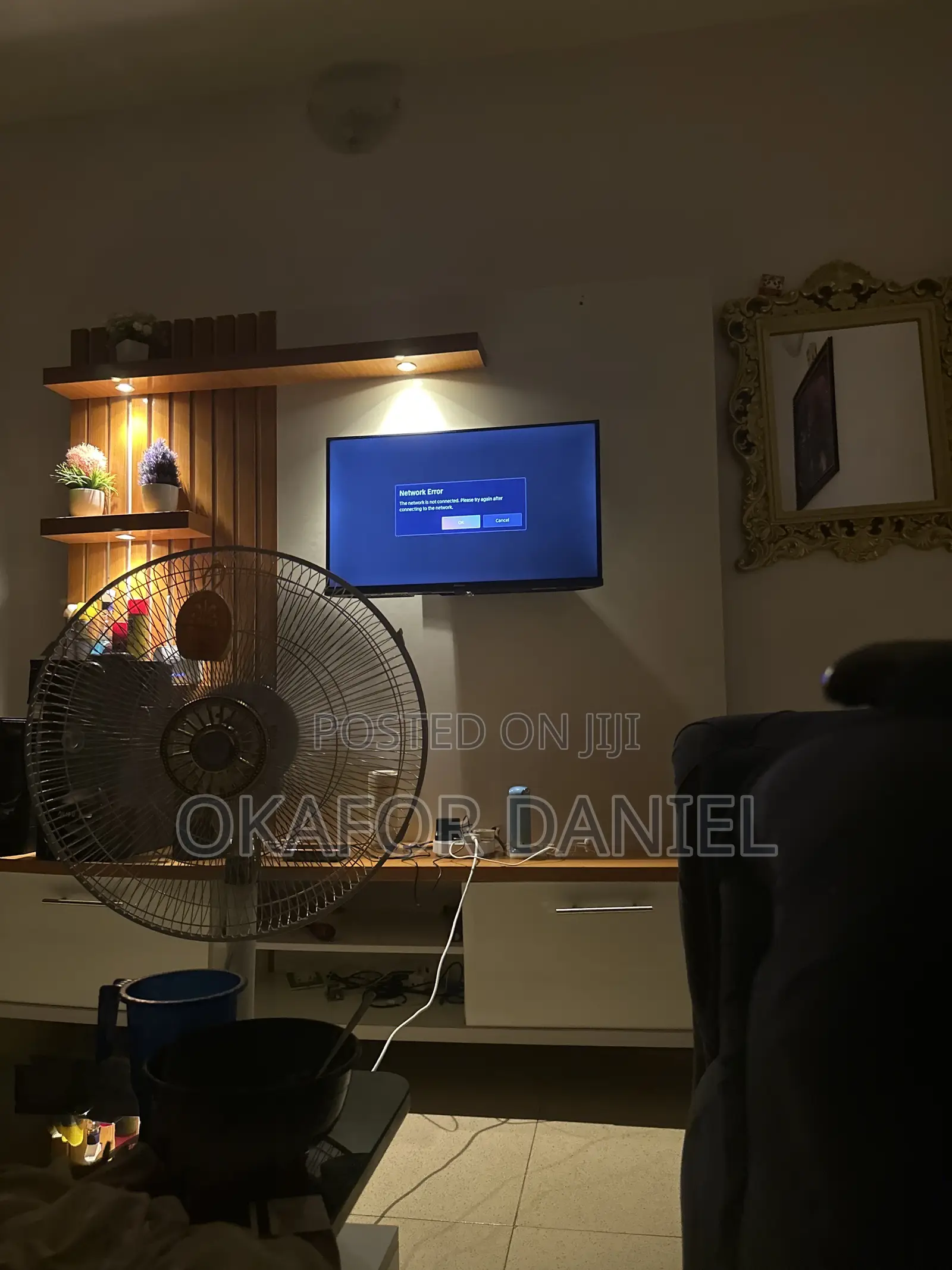 Bed Frame and Tv Console