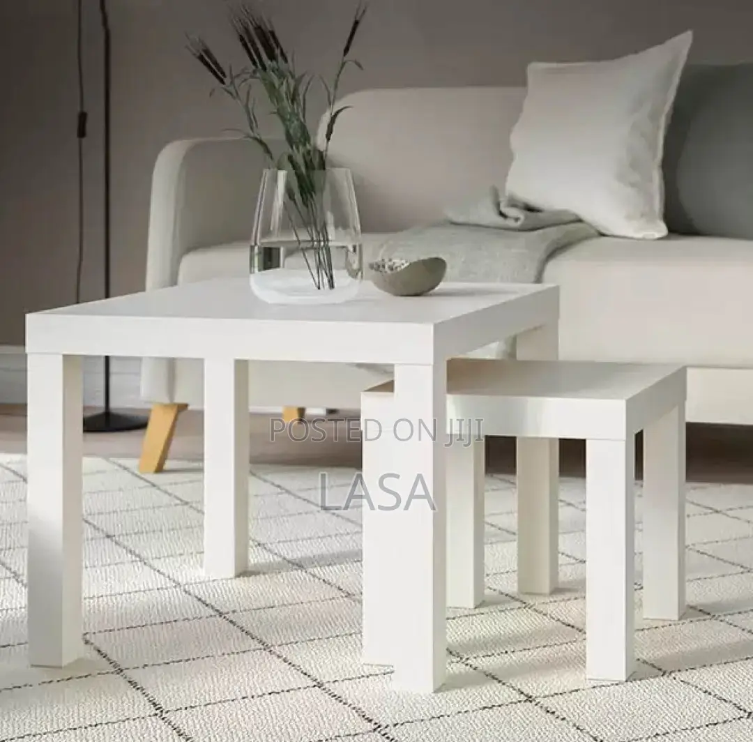 Lazava Modern Side Table - Compact Coffee Table.