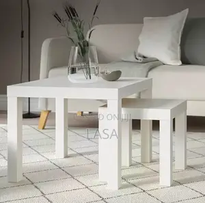 Lazava Modern Side Table - Compact Coffee Table.