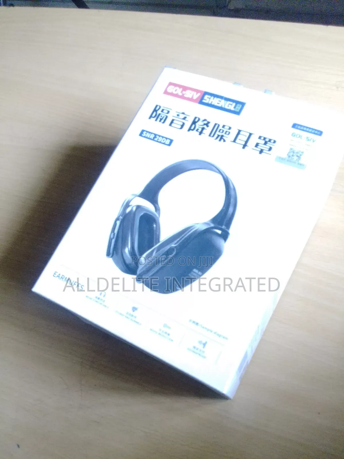 Gol-siv Snr29db Earmuff (Black)