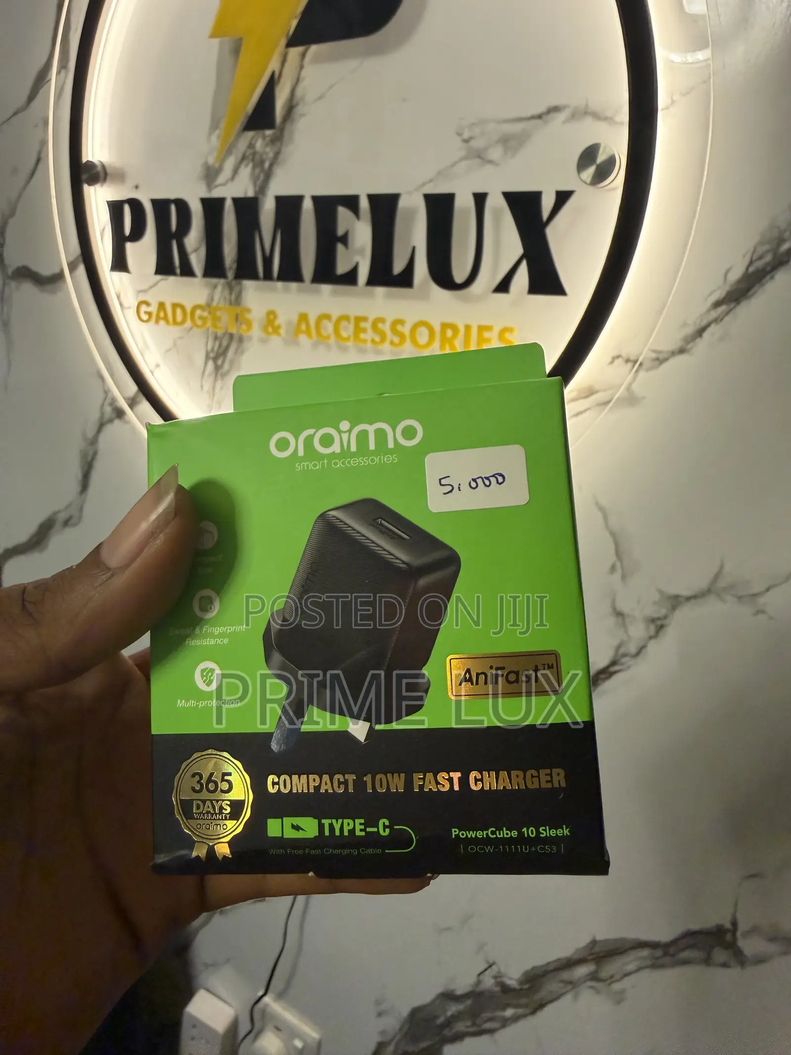 Oraimo Compact 10w Fast Charger