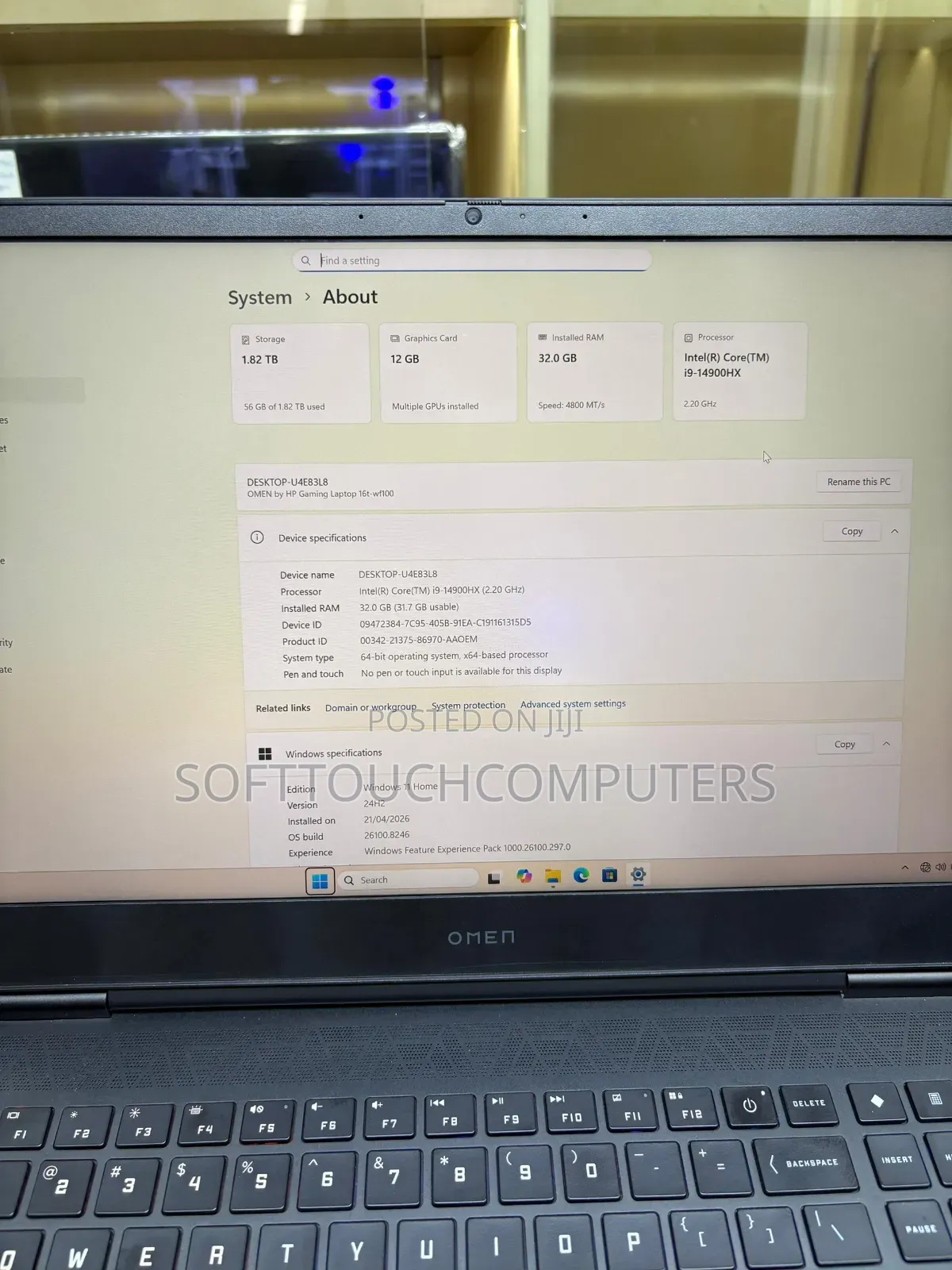 Laptop HP Omen 16 32GB Intel Core i9 SSD 2T