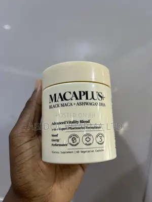 Macaplus+ Black Maca + Ashwagandha-60capsules