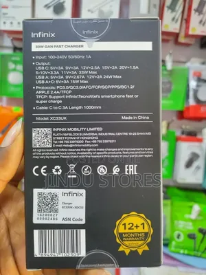 Infinix 33w Gan Fast Charger