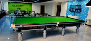 9ft Snooker Solid Wood Marble Slate