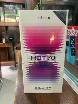 New Infinix Hot 70 128 GB Black