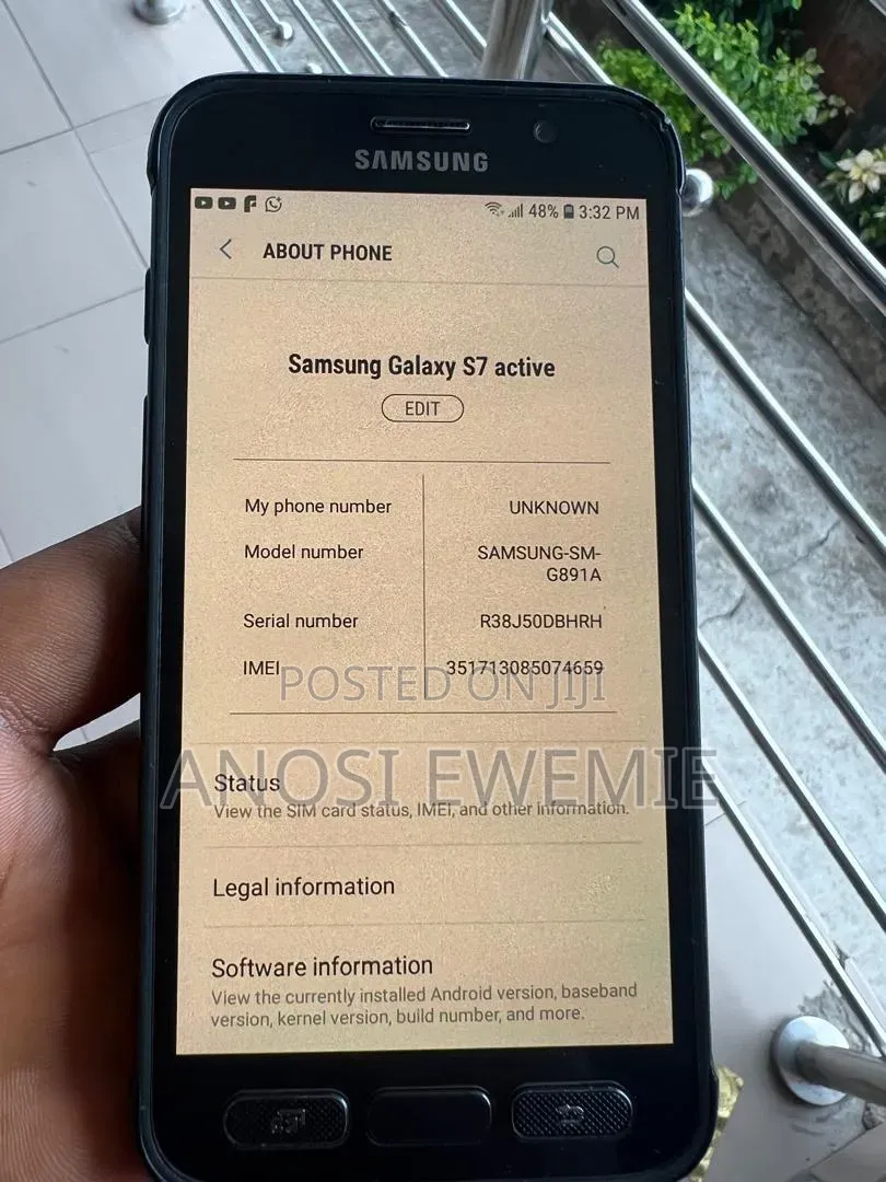 Samsung Galaxy S7 active 32 GB Black