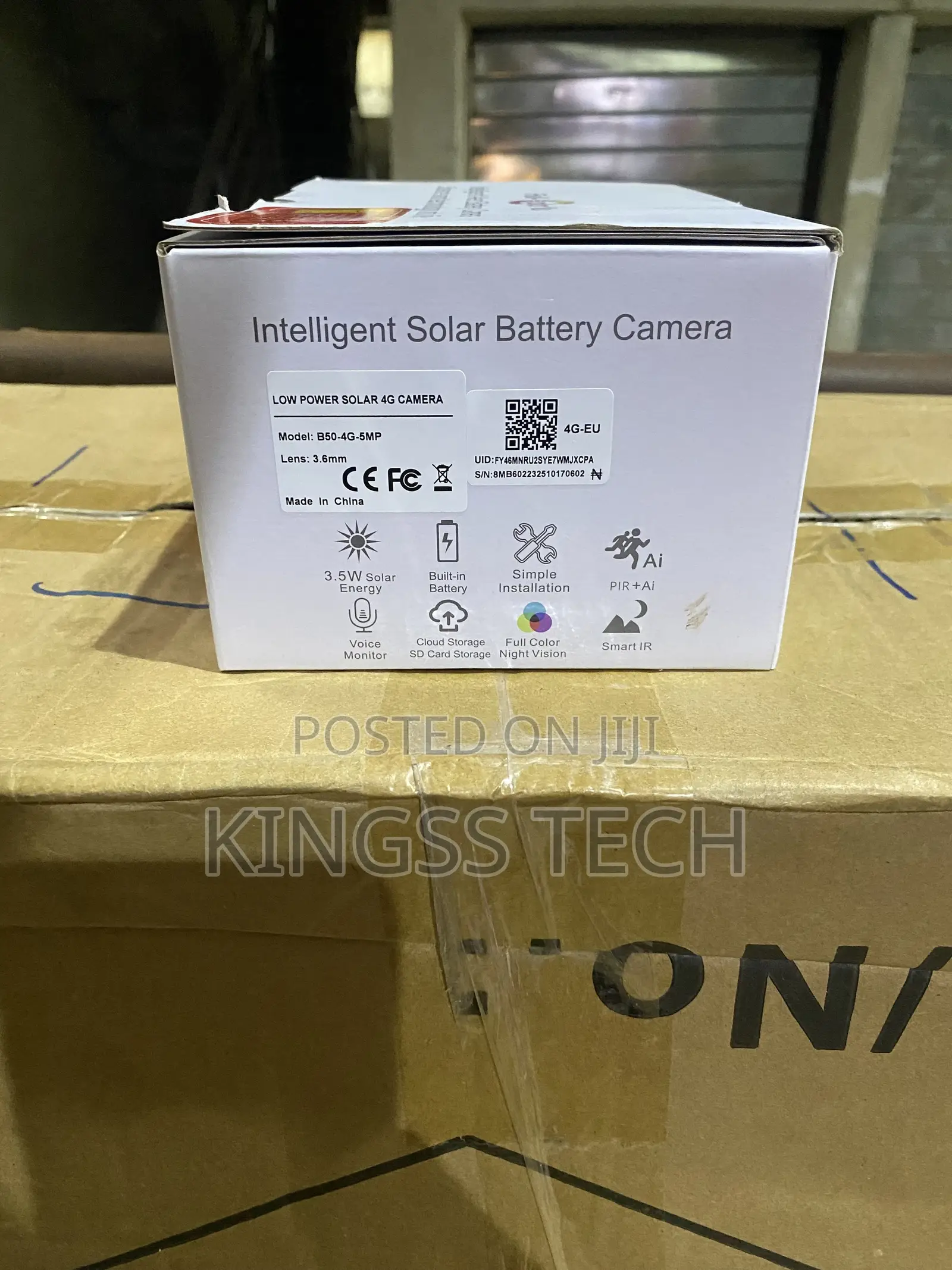Ubox B50 Spy Solar Camera