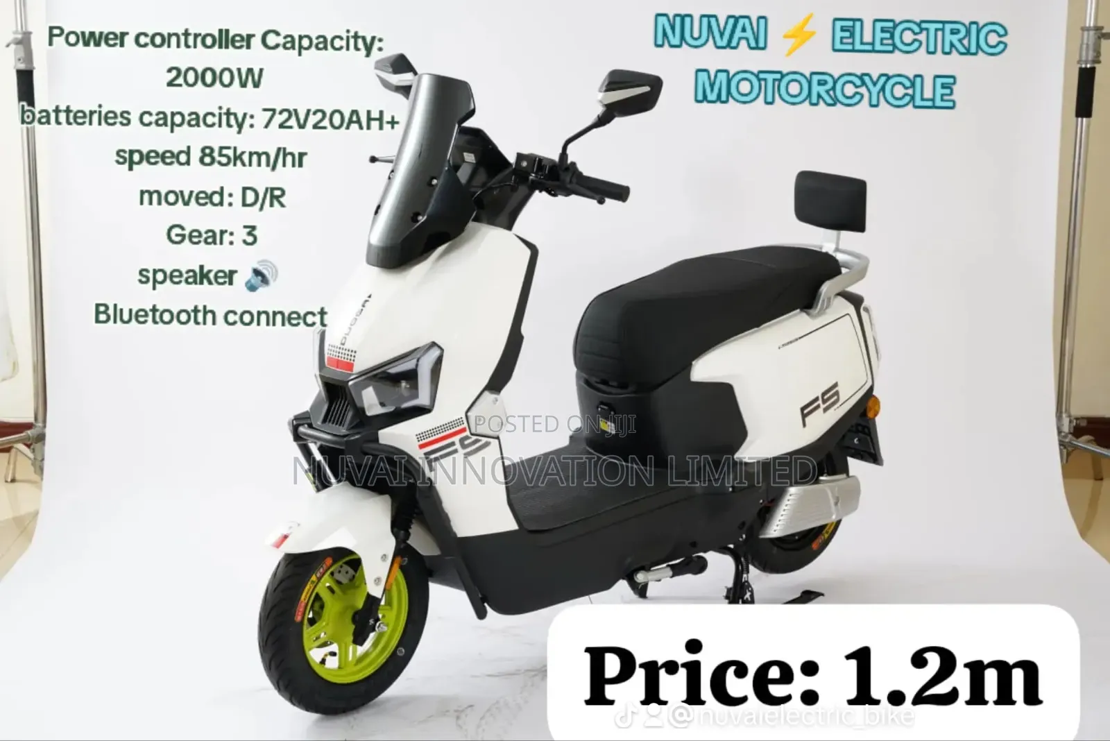 New Motorcycle 2025 White