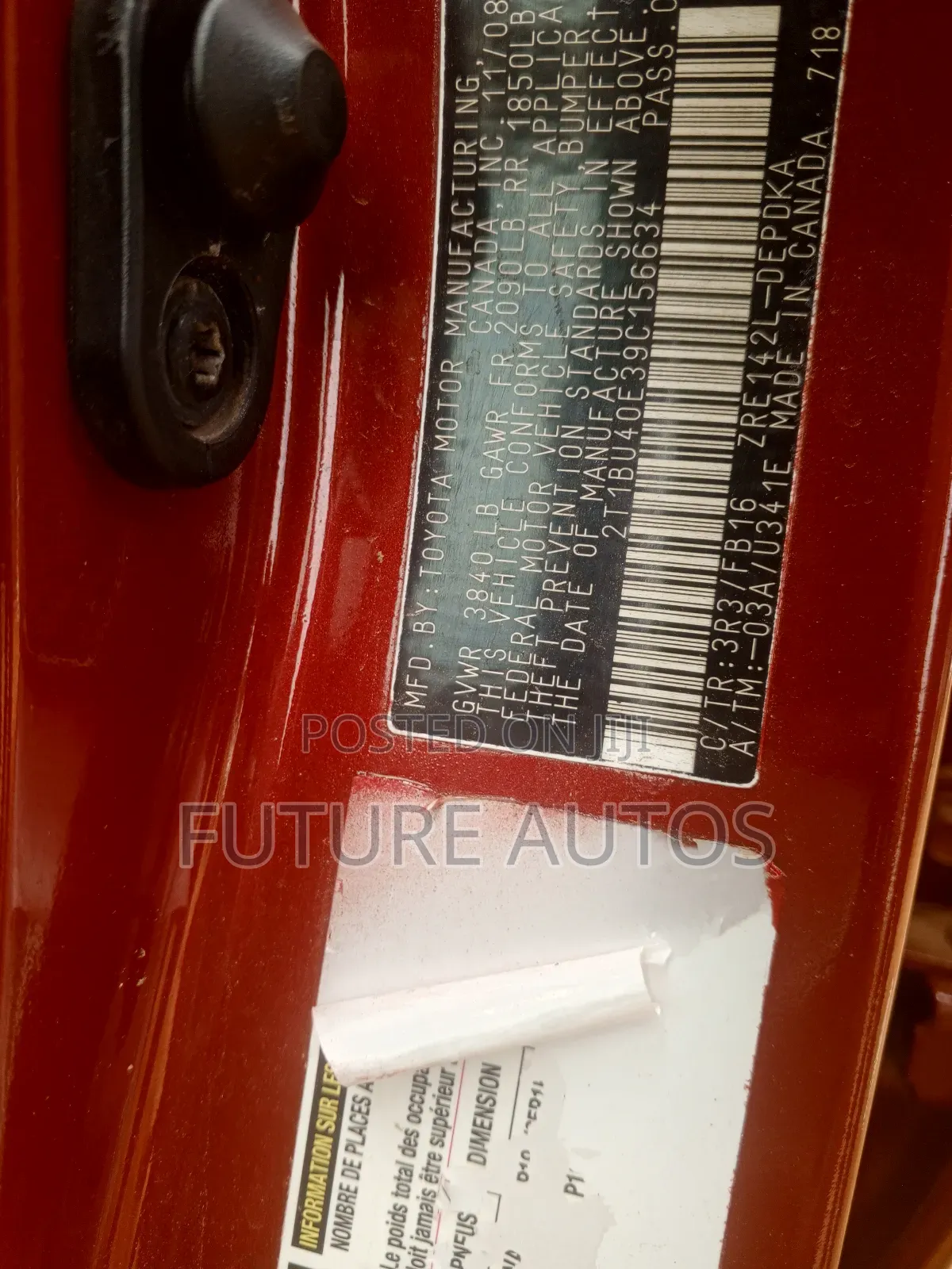 Toyota Corolla 2009 Red