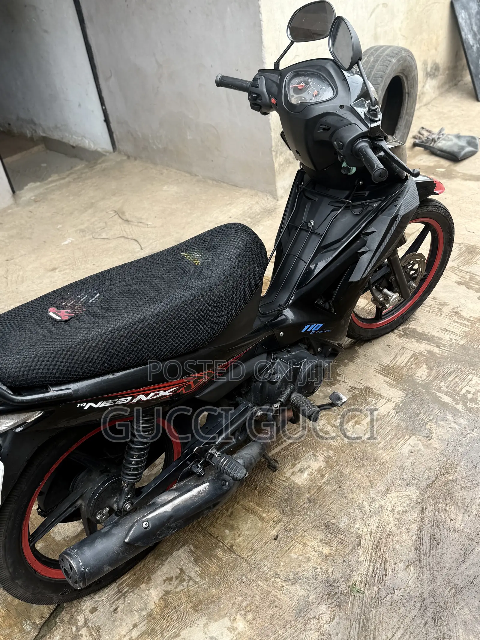 TVS King Deluxe Plus iTouch Start 2025 Black