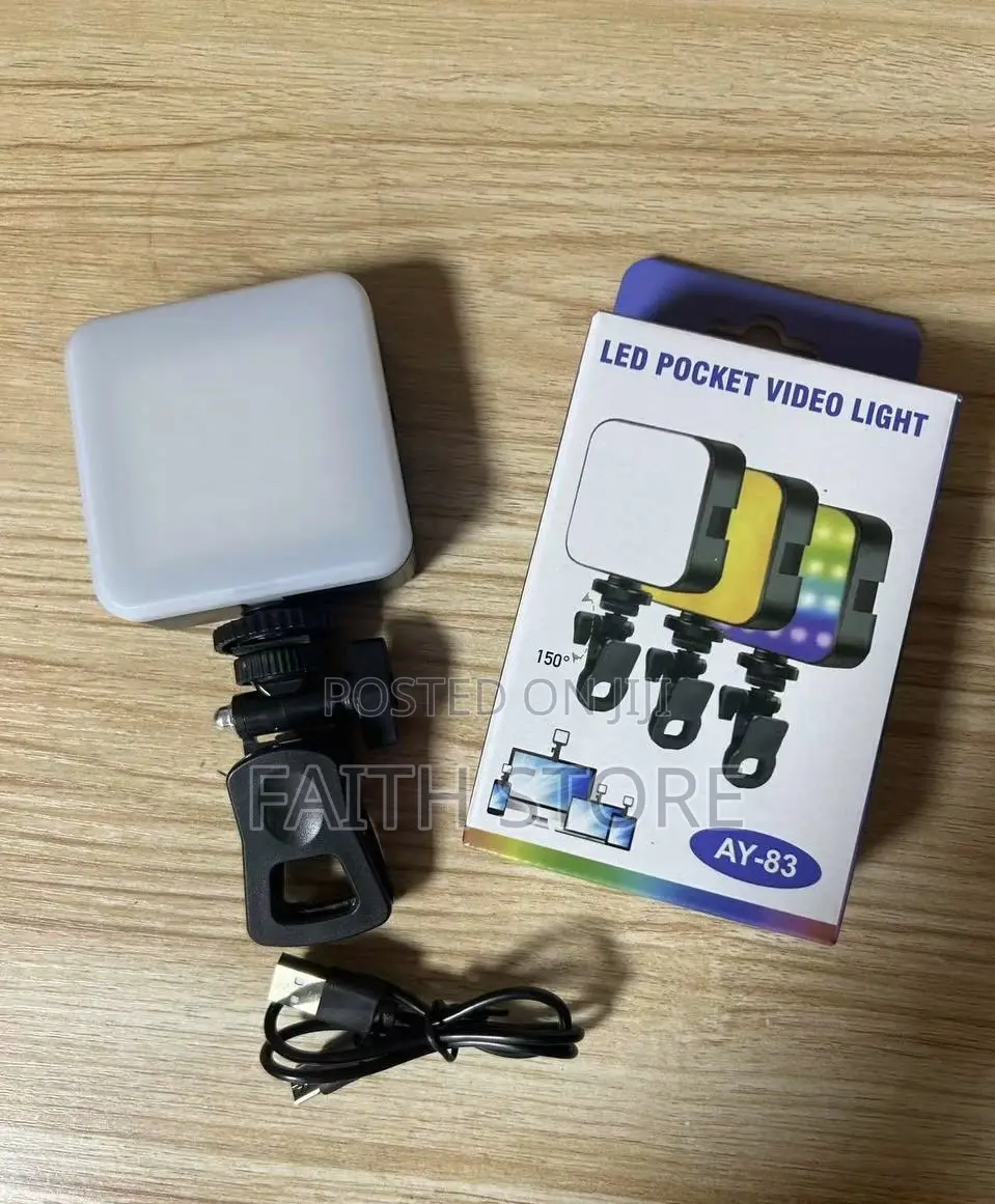 Mini Rechargeable Influencer RGB Cube Light