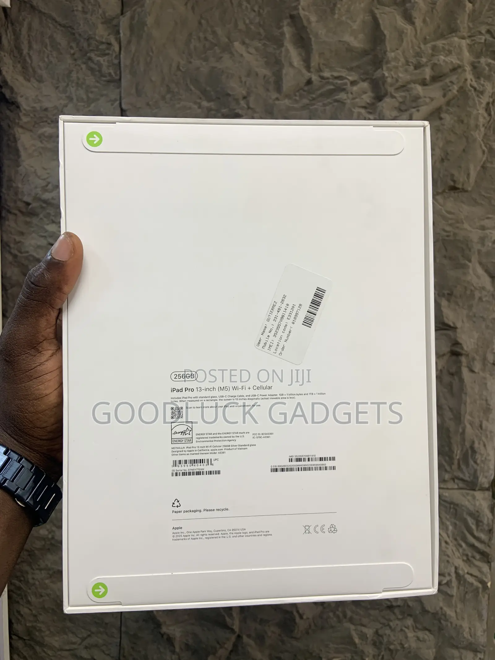 New Apple iPad (2025) 256 GB Gray