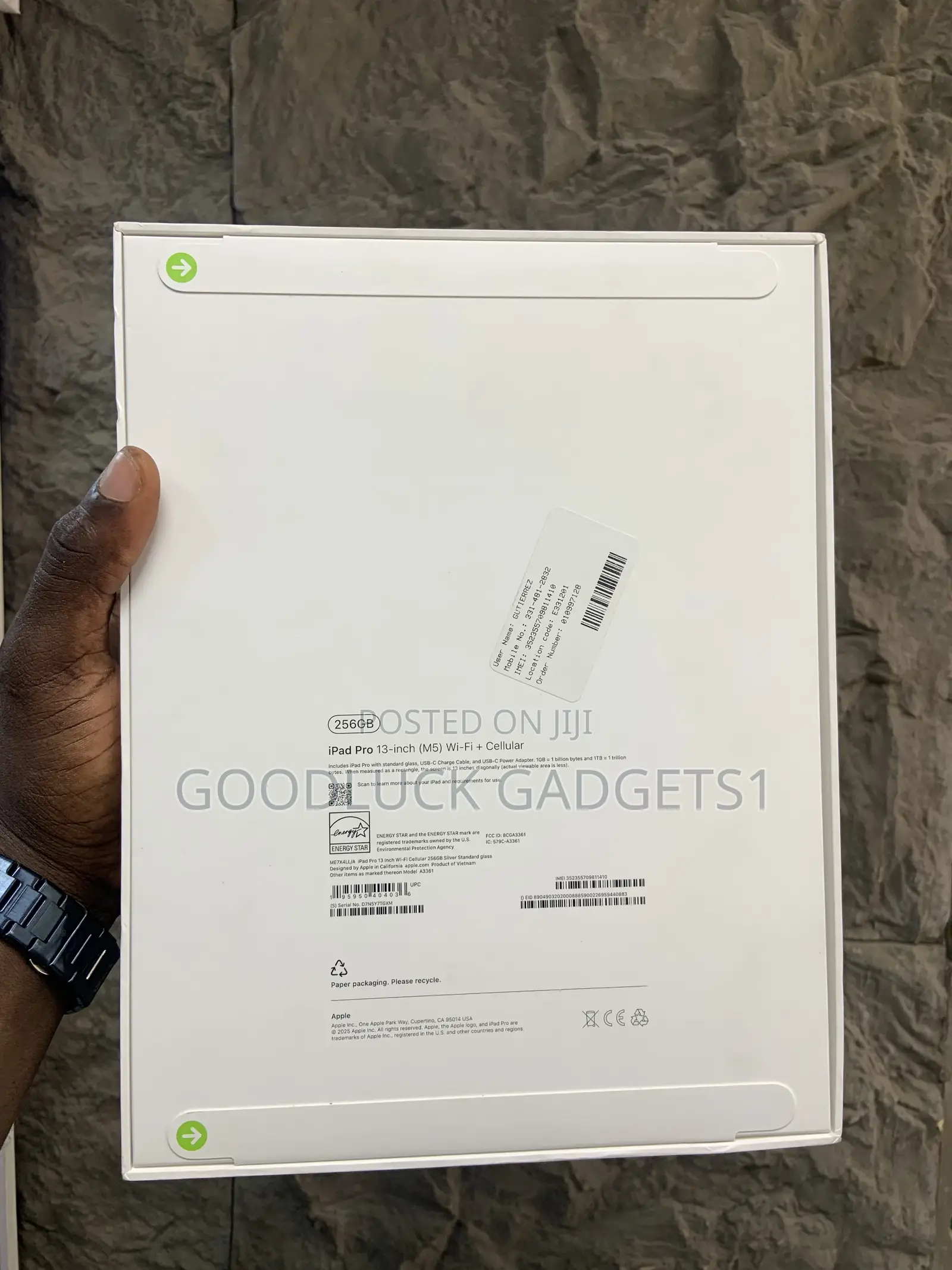 New Apple iPad (2025) 256 GB Gray