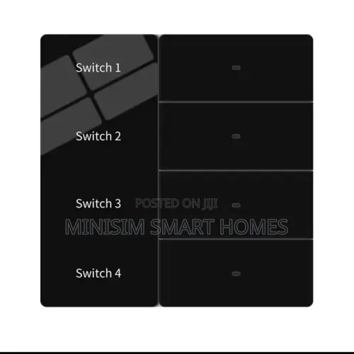 4 Gang Led Display Switch