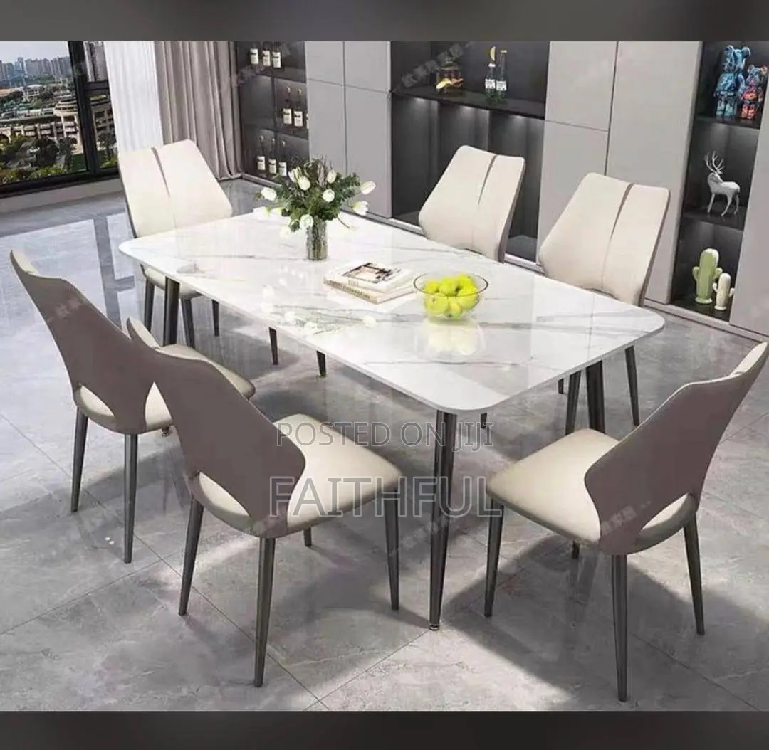 White Marble Dining Table