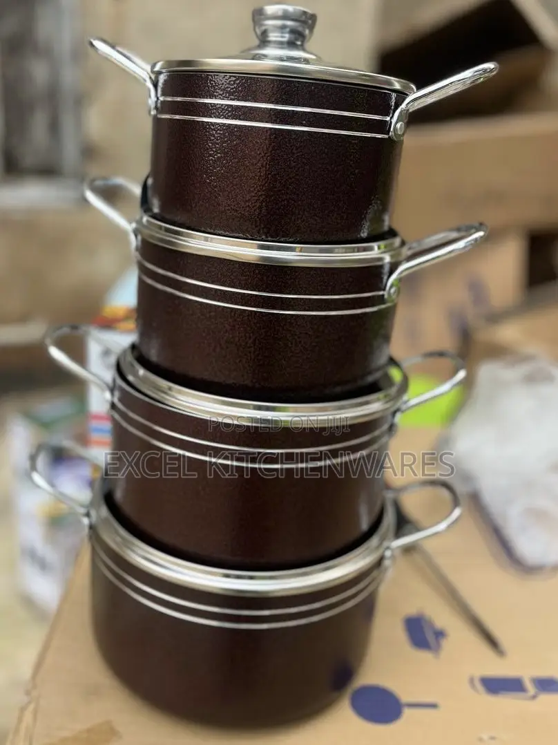 8 PCS and 6 PCS Non Stick Cooking Pot