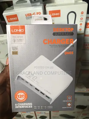 Ldnio Q605 120w 6 Port Usb C Usb a Charging Station