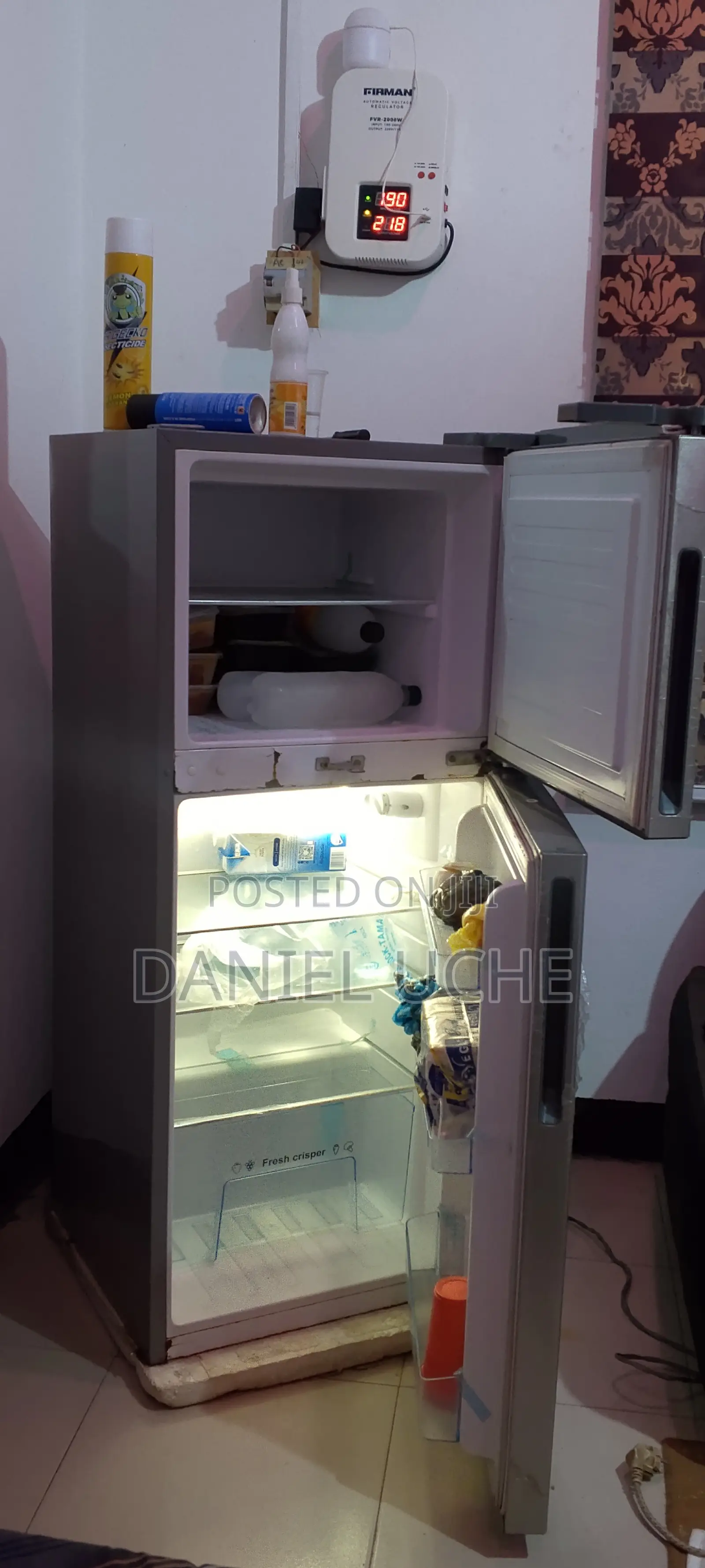 Hier Thermocool Double Door Standing Refrigerator