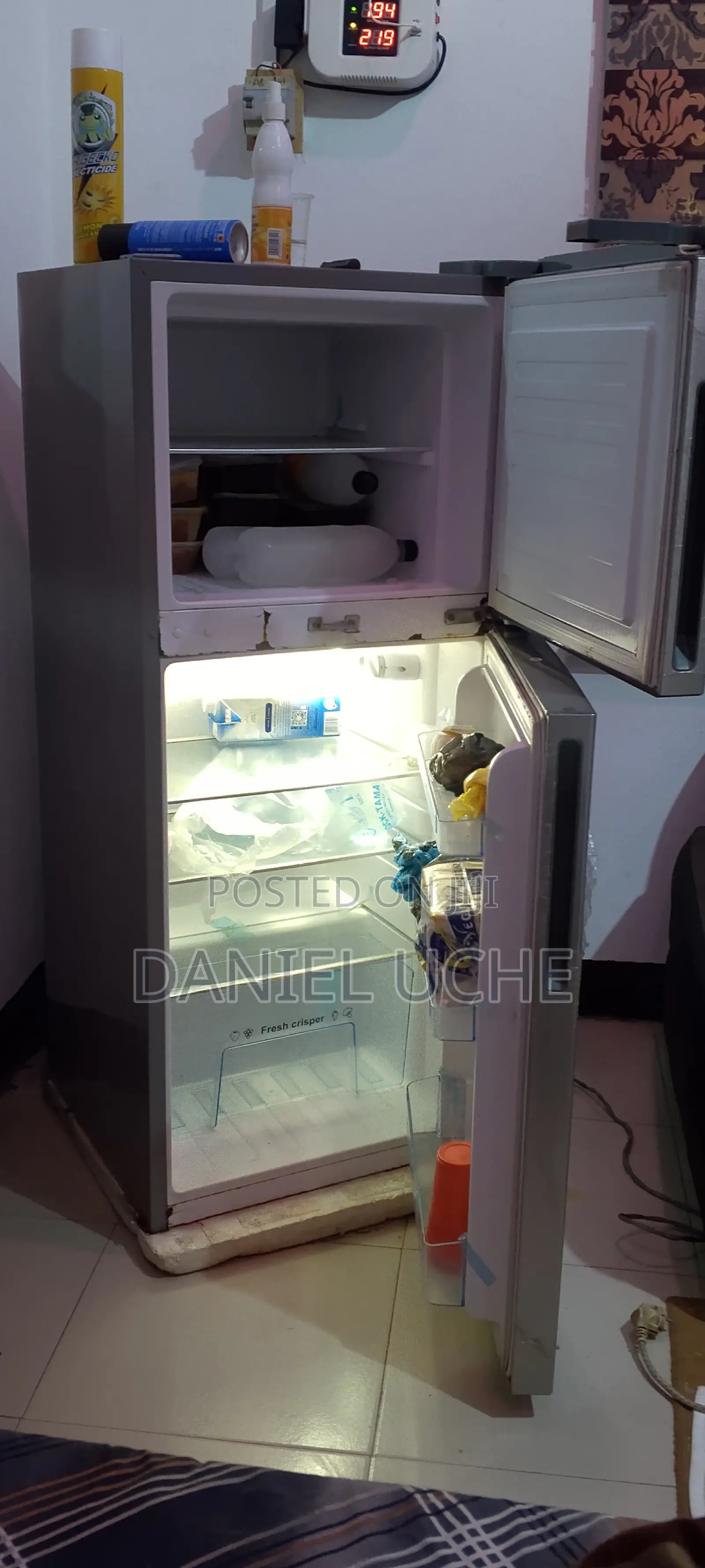 Hier Thermocool Double Door Standing Refrigerator