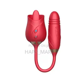 Rose Tongue Vibrator G-Spot Massager