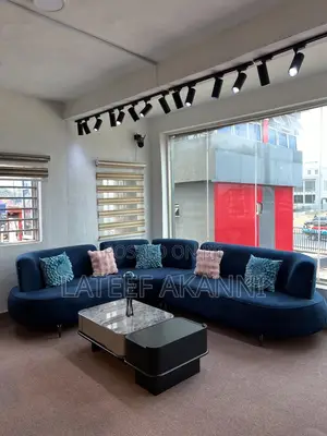 L-Shaped Fabric Sofa