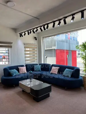 L-Shaped Fabric Sofa