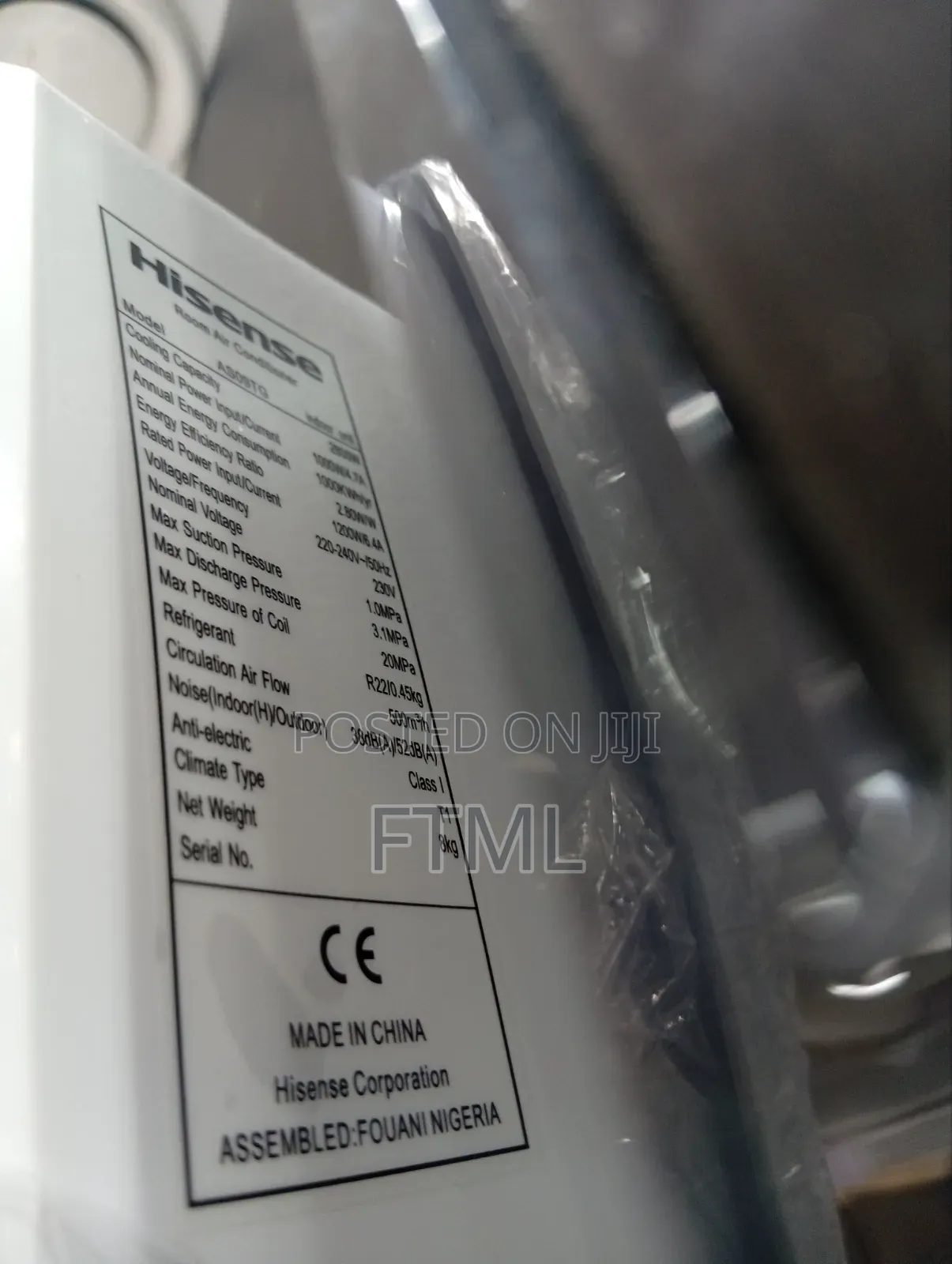 1hp Hisense Non-Inverter Ac