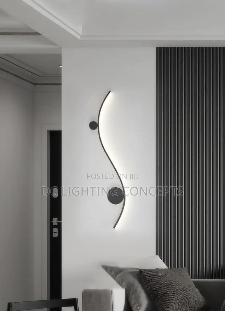 Modern Simple Linear Minimalist Led Wall Light.