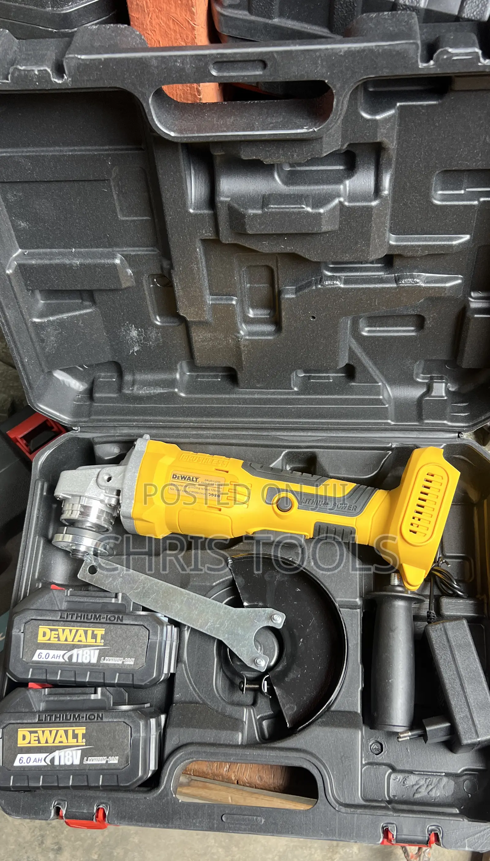 Dewalt Cordless Angle Grinder.
