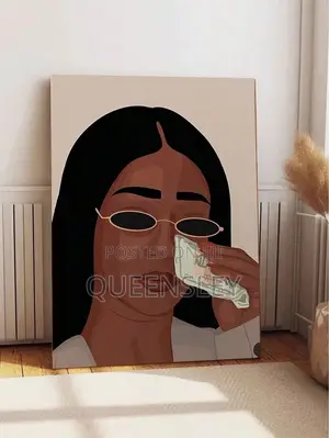 1 Pc Frame Canvas Portrait Art