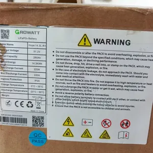 Growatt Lithium Battery 16kwh 48v