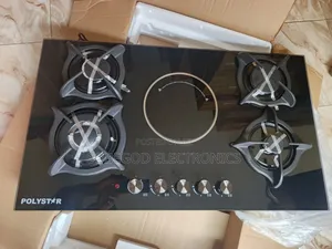 Polystar Five-Burner (4 Gas + 1 Electric) Built-in Cooker