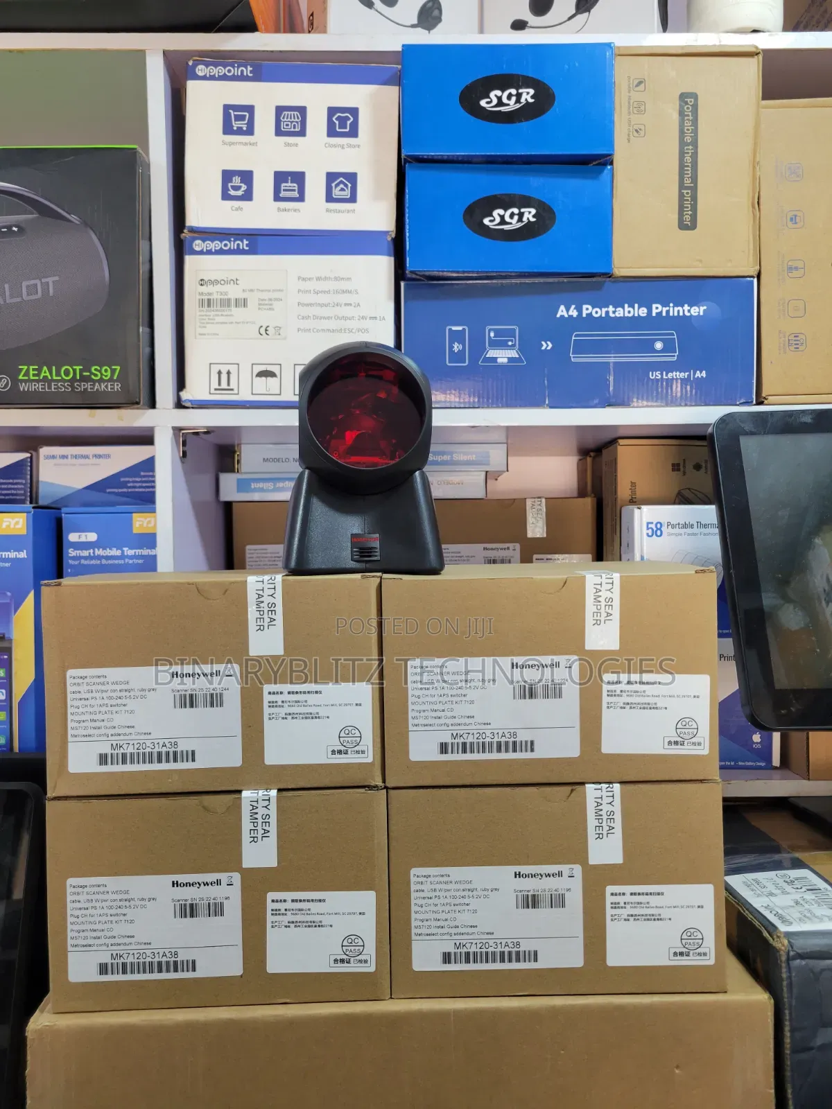 Original Honeywell Mk7120 Tabletop Barcode Scanner