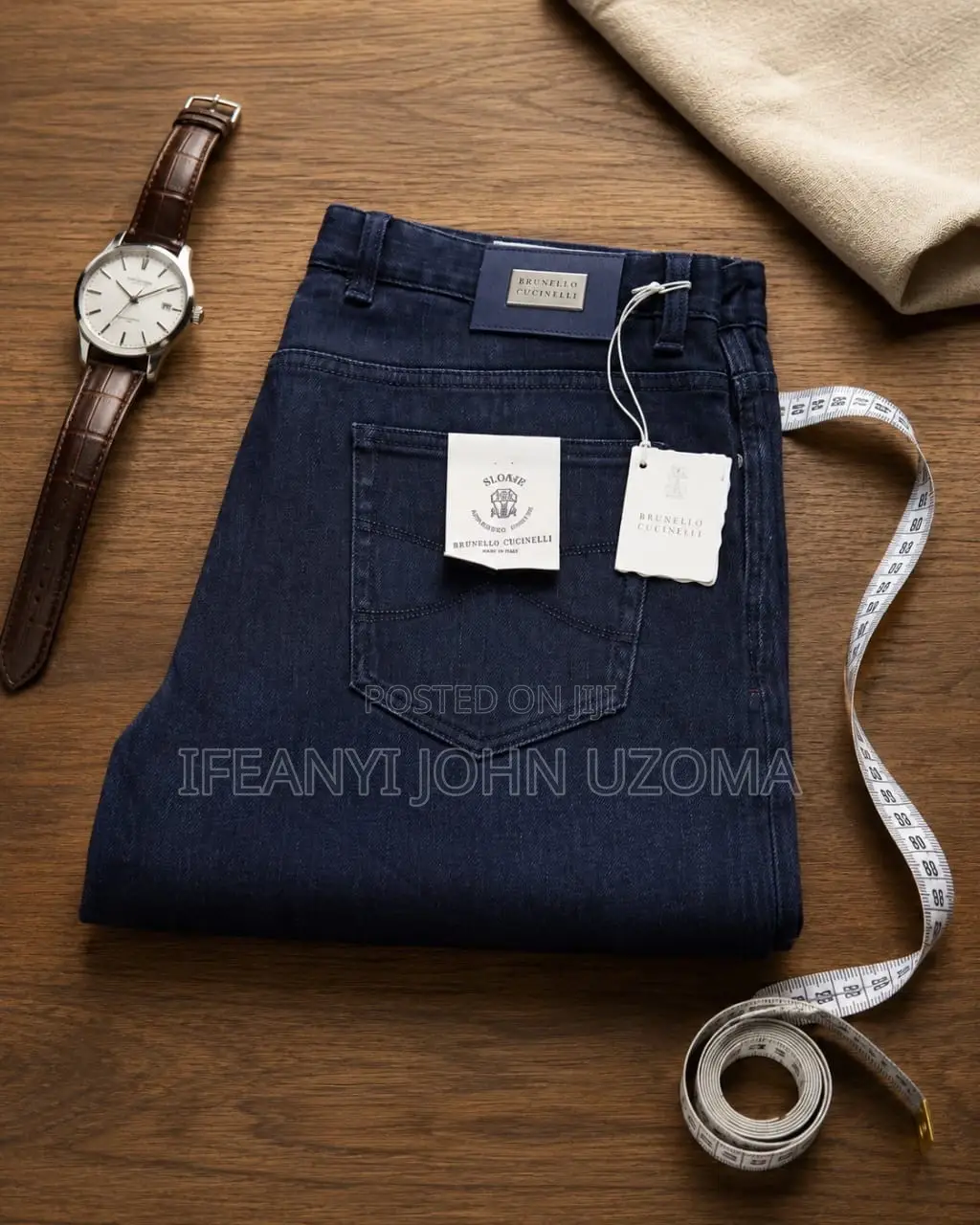 High Classic Plain Jeans
