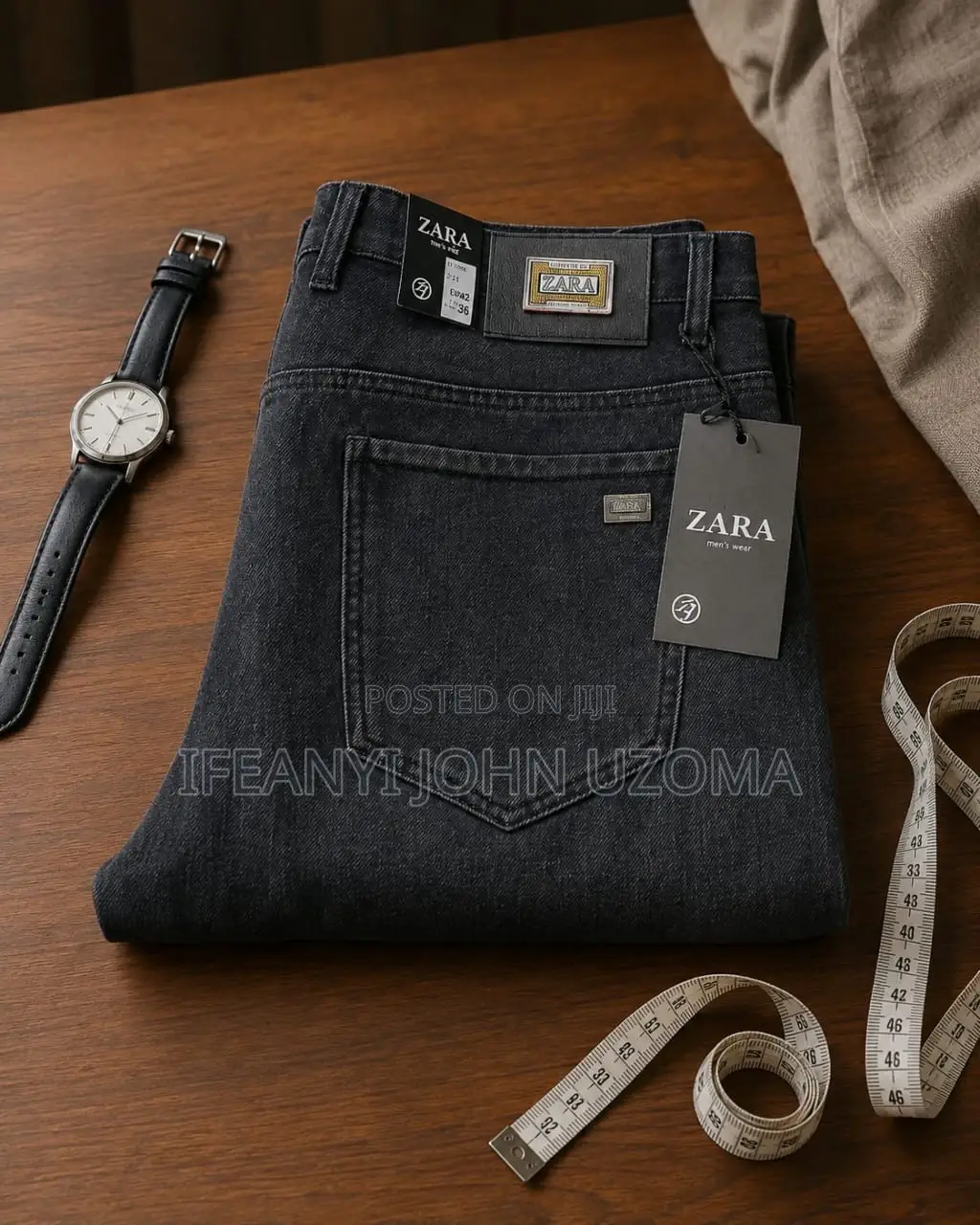 High Classic Plain Jeans