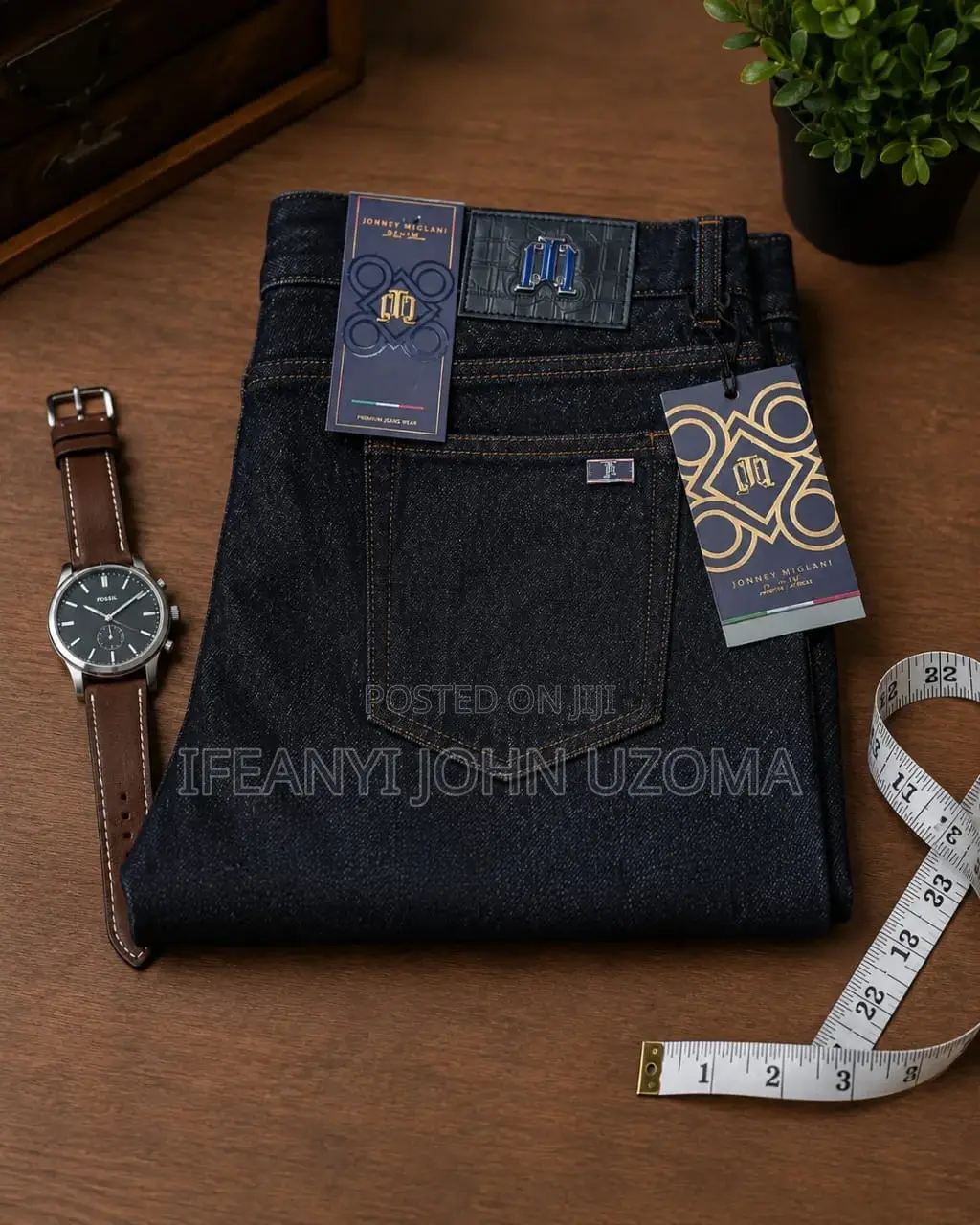 High Classic Plain Jeans
