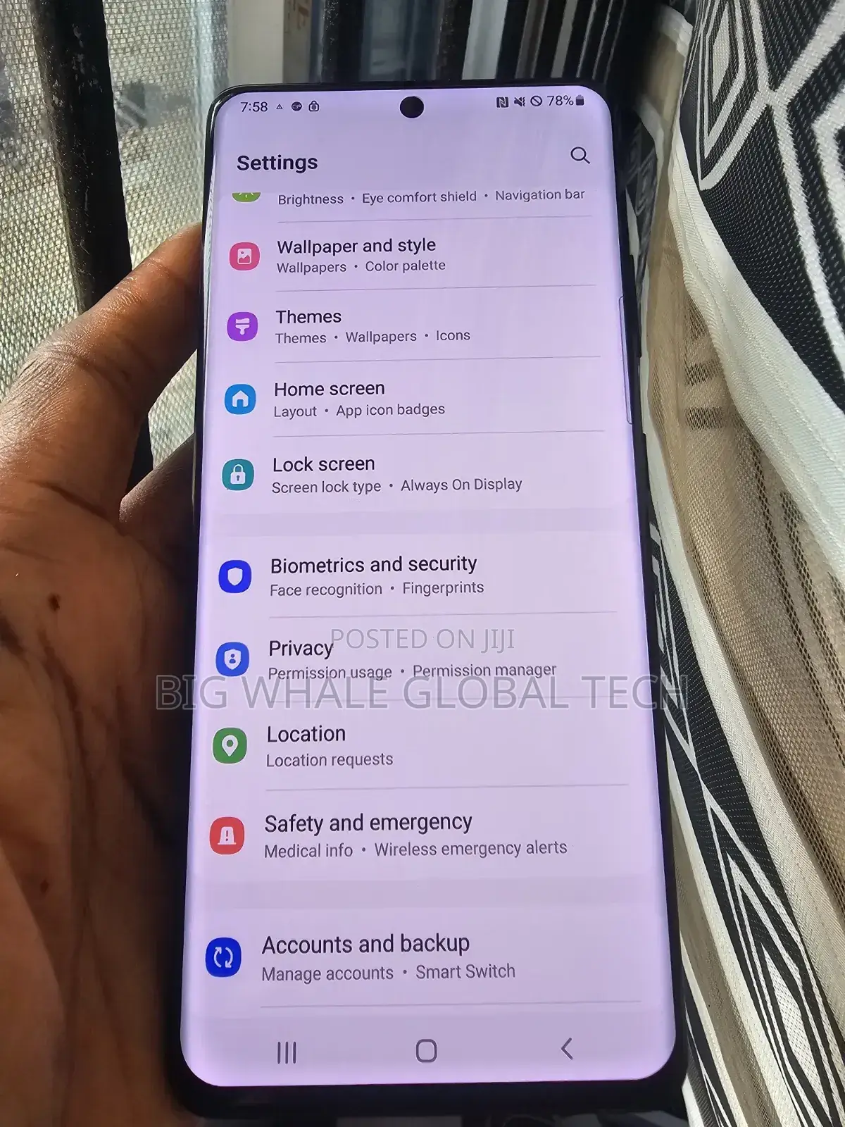 Samsung S21 Ultra Screen With Frame