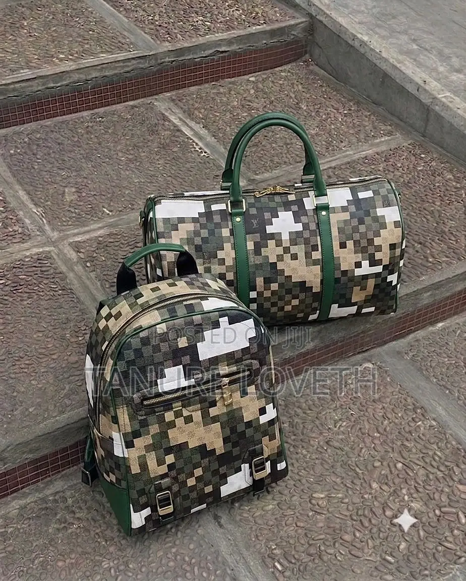 Luxury Duffel and Backpack Set