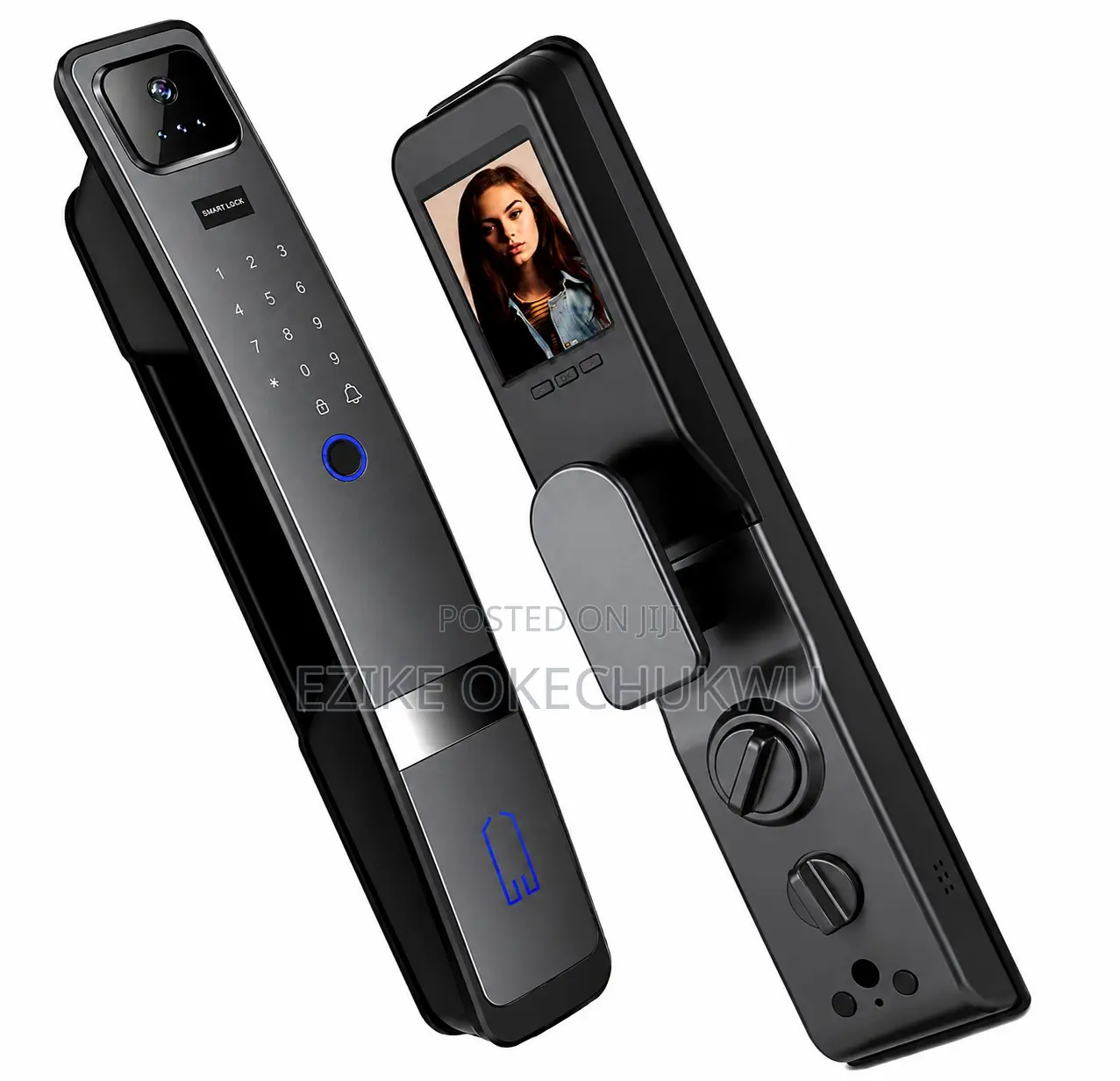 3d Face Recognition Fingerprint Smart Door Lock,Security Camera Lock